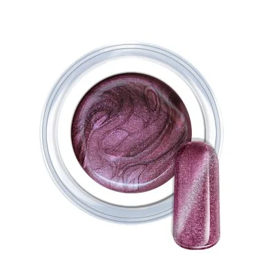Gel de couleur cat eye silver metallic violet Gel de couleur cat eye silver metallic violet