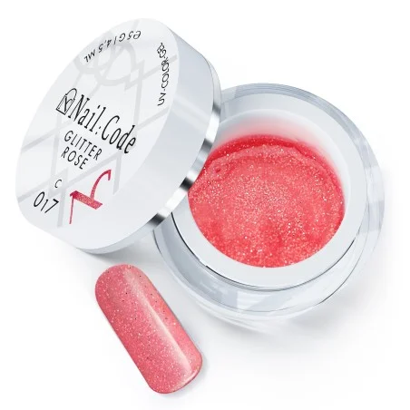 Gel de couleur Glitter Rose