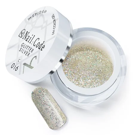 Gel de couleur Glitter silver Gel de couleur Glitter silver