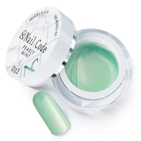 Gel de couleur Pearly Mint Gel de couleur Pearly Mint
