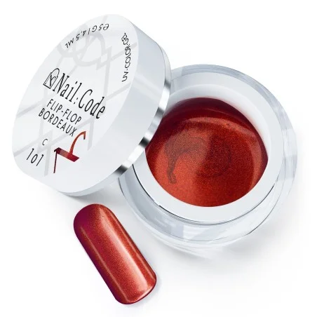 Gel de couleur Flip Flop Bordeaux