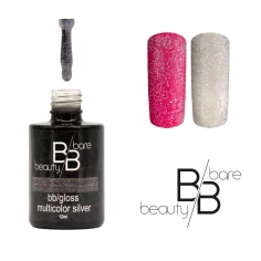 Top gloss gel High shine multicolor silver