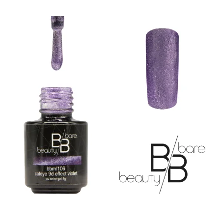 Gel de couleur Cateye 9D violet Gel de couleur Cateye 9D violet