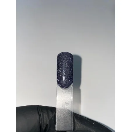 Color gel glittery black