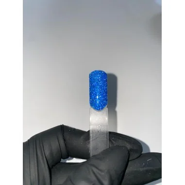 Color gel glittery blue