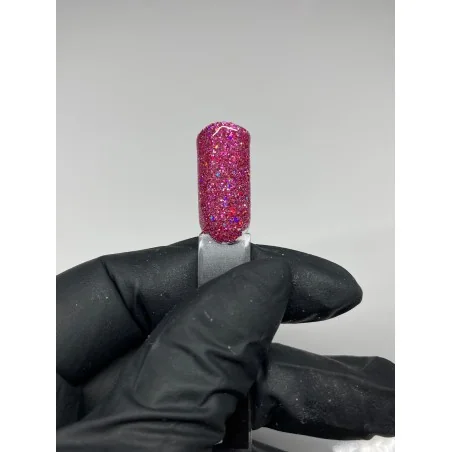 Color gel glittery magenta
