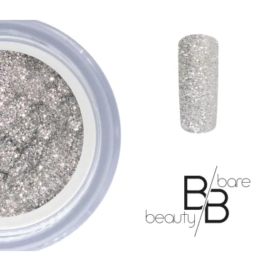 Color gel glitter silver