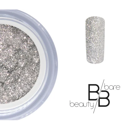 Color gel glitter silver