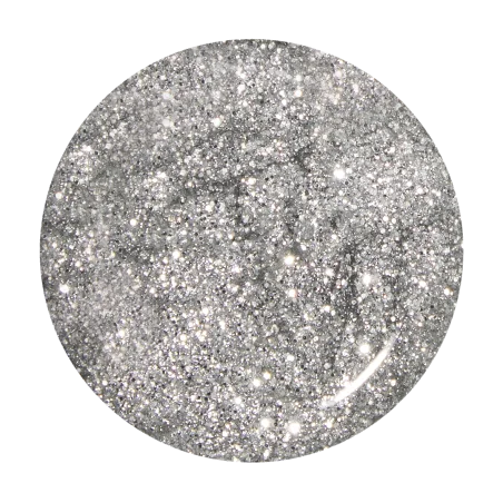 Gel de couleur Glitter Silver